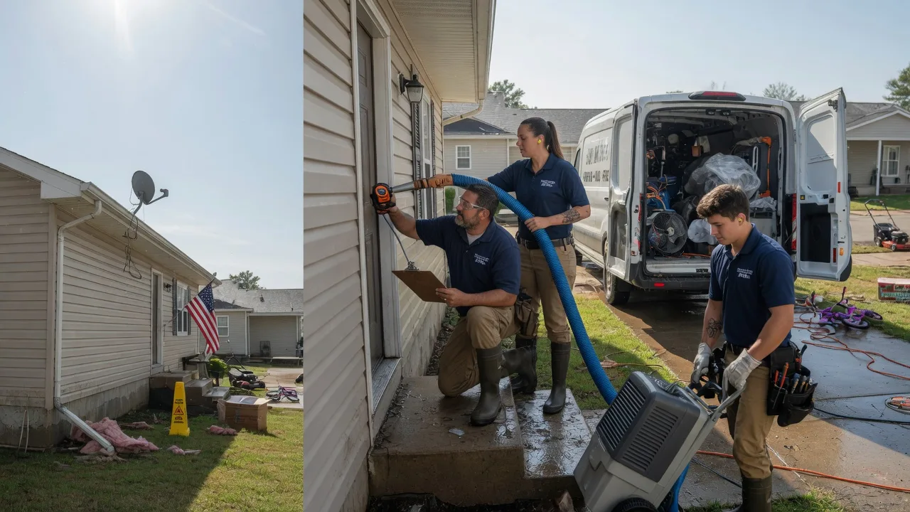 Ceiling Water Damage Restoration in Big Falls, WI near me